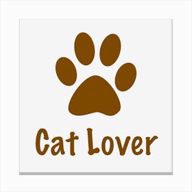 Cat Lover Canvas Print