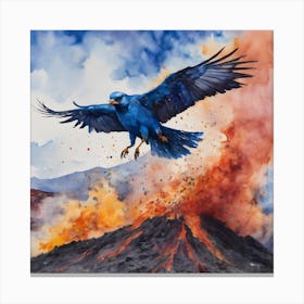 Volcano Eruption Canvas Print