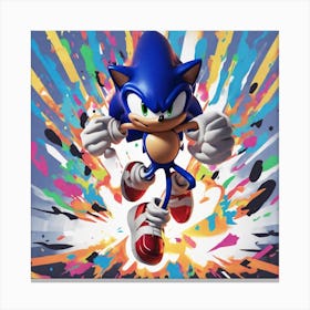 Sonic The Hedgehog 88 Canvas Print