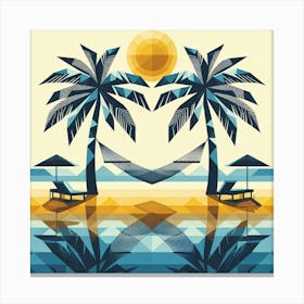 Beach Art Canvas Print