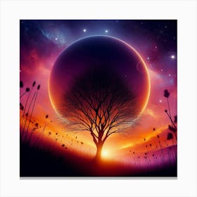 Tree In The Sky 29 Canvas Print