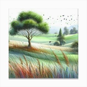 Landscape Painting Canvas Print