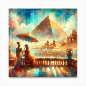 Pharaoh's Quest: Unveiling Tutankhamun's Destiny Canvas Print