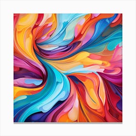 Abstract Abstract Painting 8 Canvas Print