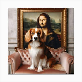 Dog Portrait 2 Canvas Print