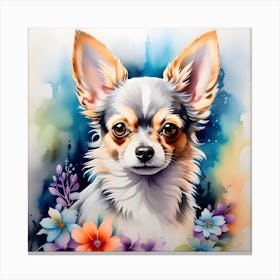 Chihuahua Painting Canvas Print