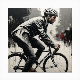 'Cyclist' Canvas Print