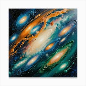 Galaxy Painting 1 Canvas Print