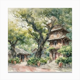 Chinese Pagoda Canvas Print