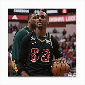 Gary Payton AI Canvas Print