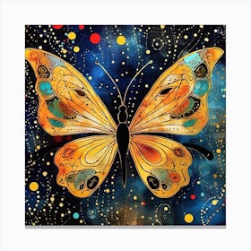 Butterfly In The Sky 2 Canvas Print