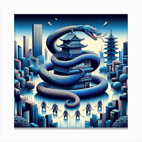 Snake King (Variant 1) Canvas Print