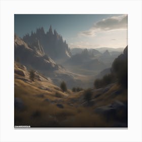 Mountain Landscape 36 Canvas Print