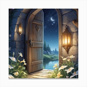 Fairytale Doorway Canvas Print