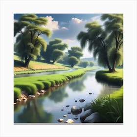 Landscape Painting 157 Canvas Print