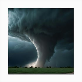 Tornado In The Sky Canvas Print