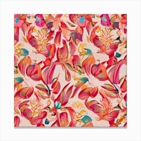  Beautiful Flower Patterns Canvas Print