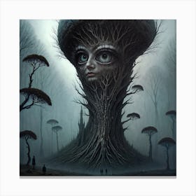 Tree In The Forest Canvas Print