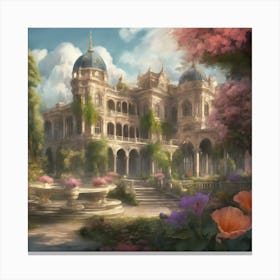 Fairytale Castle 9 Canvas Print