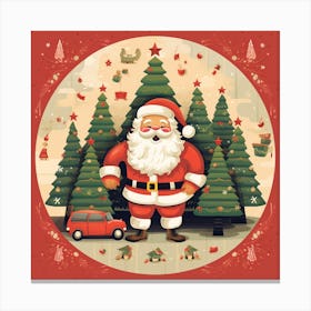 Christmas Santa 2 Canvas Print