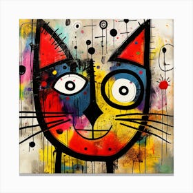 Cat Art Canvas Print