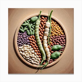 Legumes As A Logo (15) Canvas Print