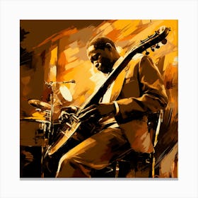 Jazz Musician 1 Canvas Print