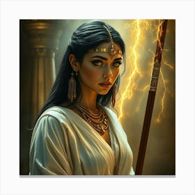 Egyptian Woman 58 Canvas Print