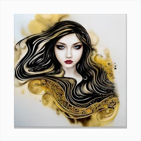 Swirling Beauty Canvas Print