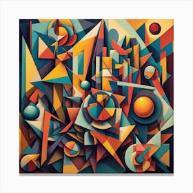 Abstract Painting Canvas Print