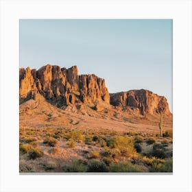 Superstition Desert Views Canvas Print