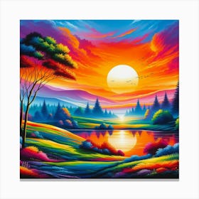 Sunset Canvas Print