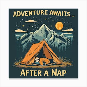 Adventure Awaits After A Nap Toile