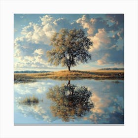 Lone Tree Art Canvas Print