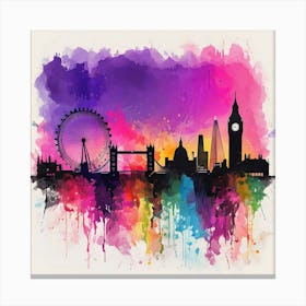 London Skyline Canvas Print