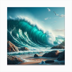 Big Wave Canvas Print