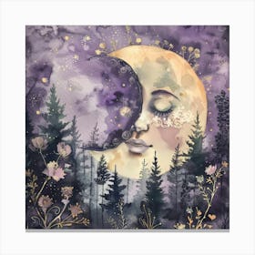 Moon Illustration 2 Canvas Print