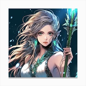 Elf Girl Canvas Print