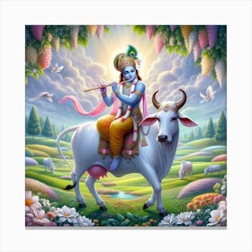 Lord Krishna 10 Canvas Print