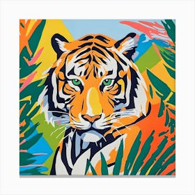 Colourful Tiger Canvas Print