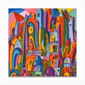 Cathedral in landscape Canvas Print