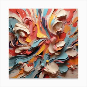 Leonardo Diffusion Xl Abstract Art With Attractive Colors 0 Canvas Print