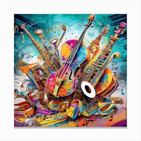 Music Instruments 1 Canvas Print