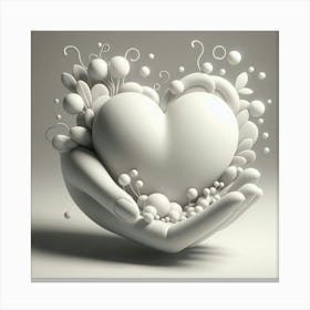 Heart Shaped Hands Canvas Print