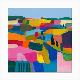 Abstract Travel Collection France 4 Canvas Print