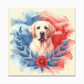 Watercolor Labrador Retriever 1 Canvas Print