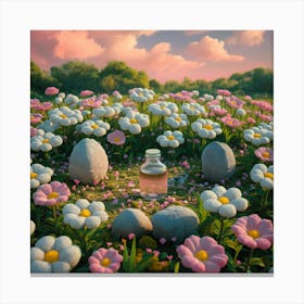 Flower Garden 4 Canvas Print