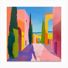 Abstract Park Collection Villa Ada Rome 3 Canvas Print