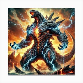 Super Kaiju Regeneration Canvas Print