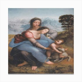 Leonardo Da Vinci Painting 1 768x1152 Canvas Print